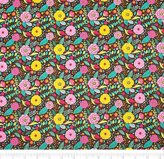 SINGER Modern Floral Designed by Denise Palmer Cotton Fabrics Bundle